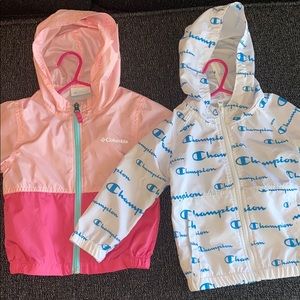 Toddler girls 2T Windbreaker Jackets